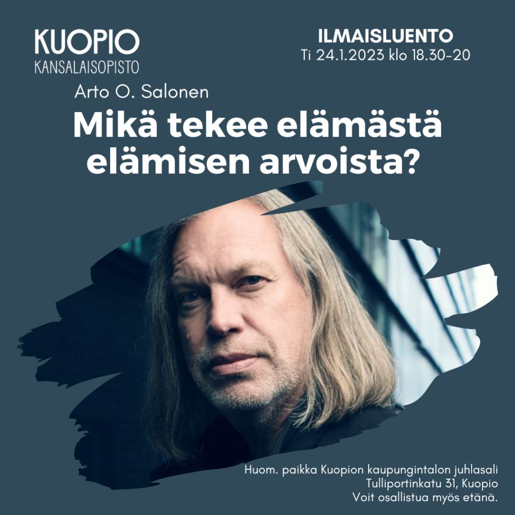 Kuopion kansalaisopisto. Ilmaisluento. Kuvituskuva.