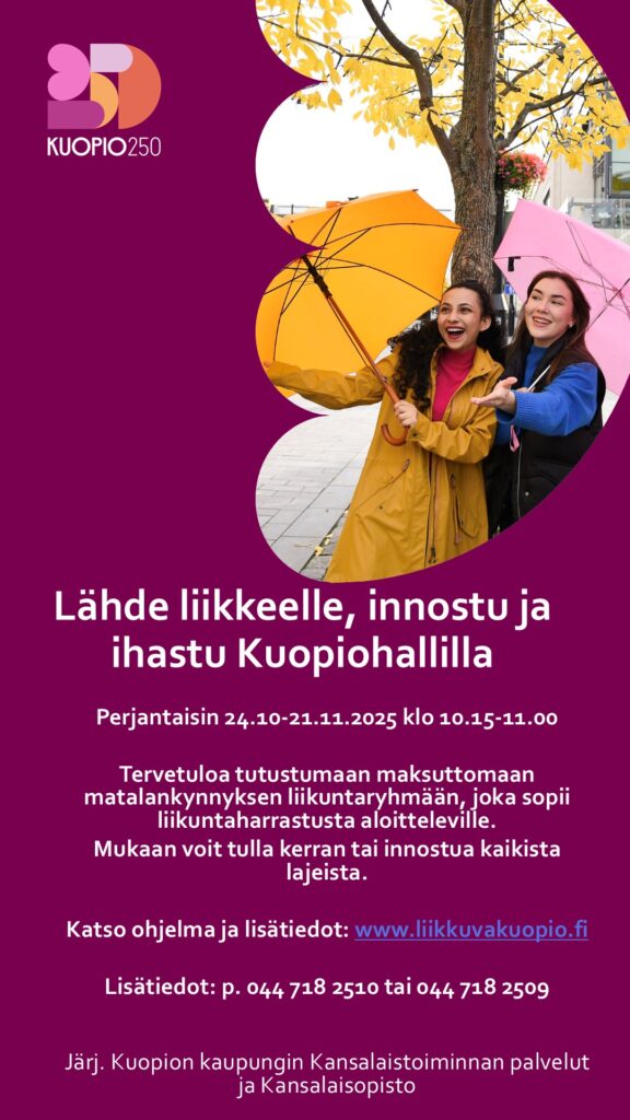 Kuopio250 Lähde Liikkeelle Kuopiohallilla