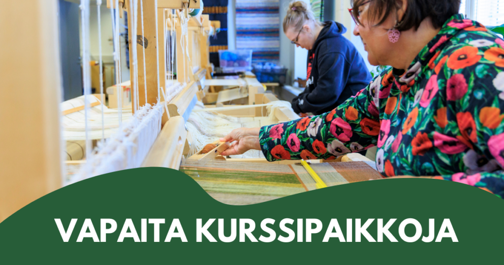 Kuopion kansalaisopisto. Vapaita kurssipaikkoja. Kuvituskuva.